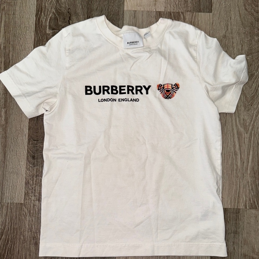 Burberry Kids White T-Shirt